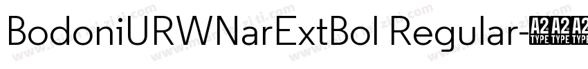 BodoniURWNarExtBol Regular字体转换